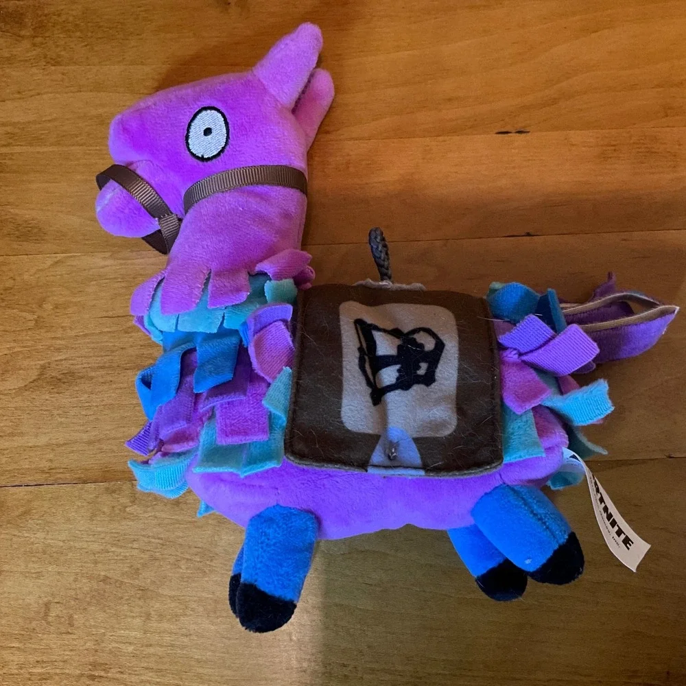 Fortnite Llama Plush Toy 2018 Epic Games Jazwares Purple‎ Blue